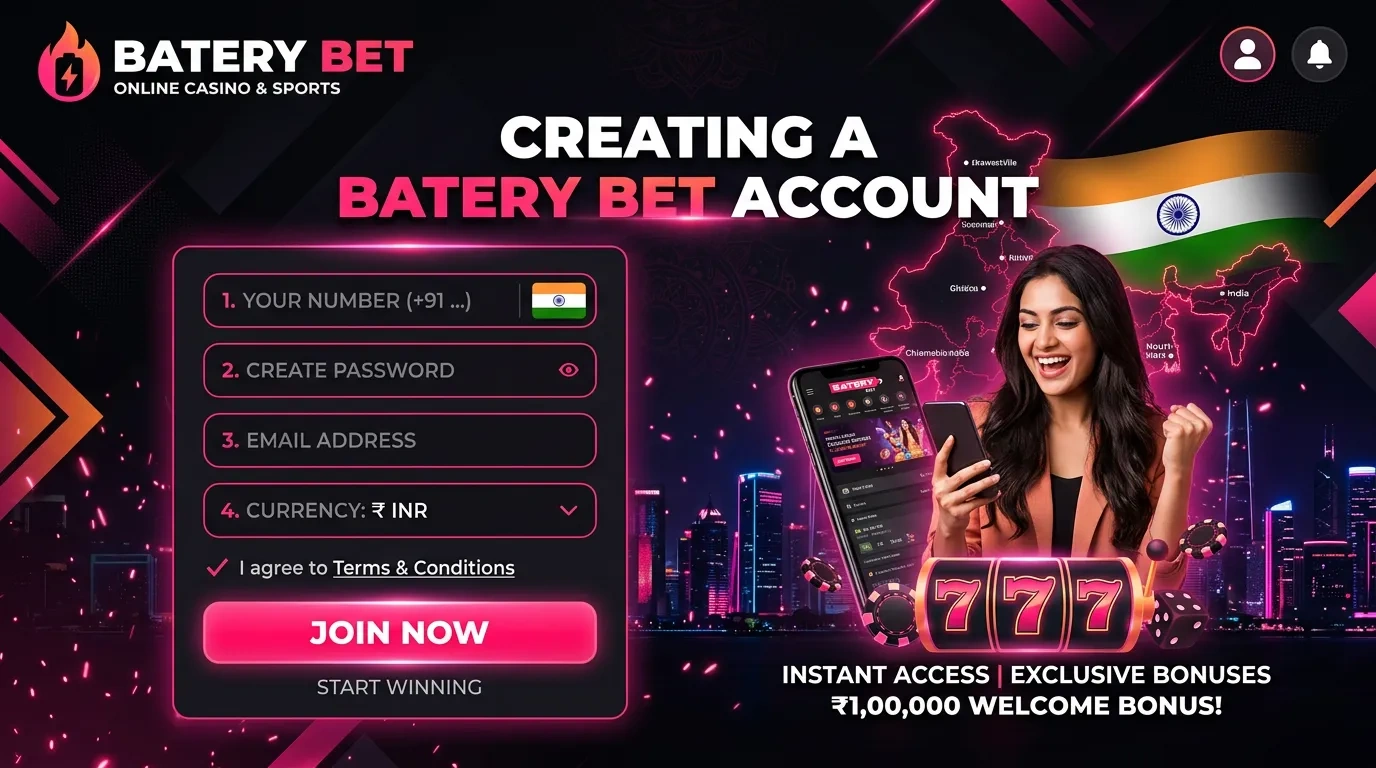 Creating a Batery Bet Account